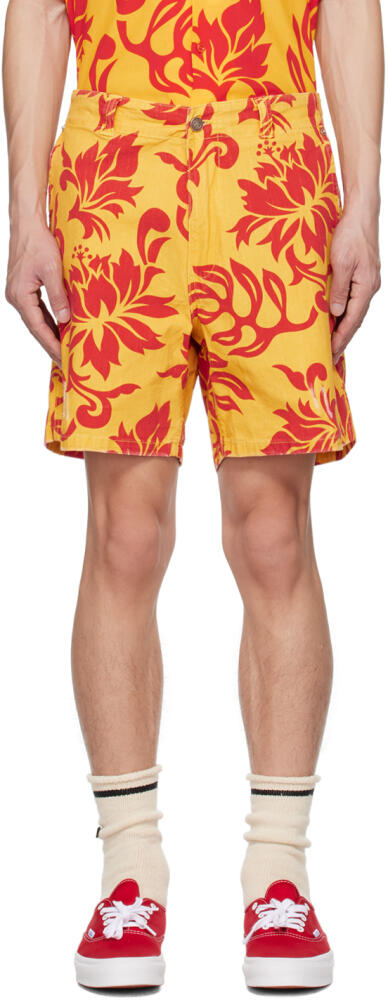 ERL Yellow Graphic Shorts Cover