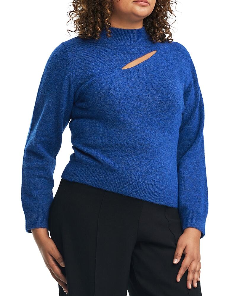 Estelle Plus Cut Out Cozy Knit Sweater Cover