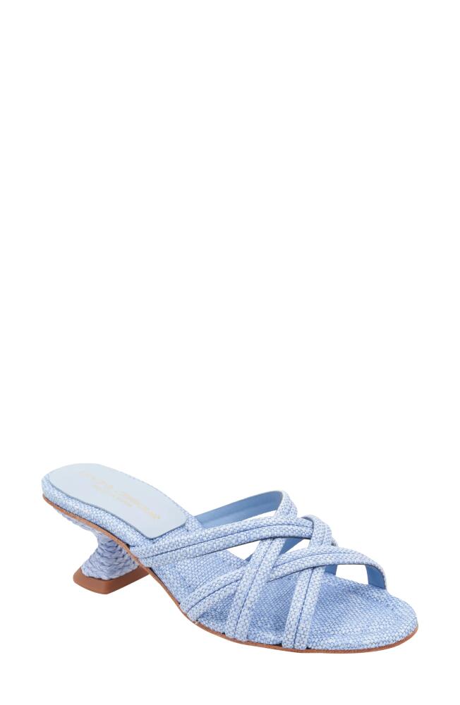 André Assous Polina Slide Sandal in Sky Blue Cover