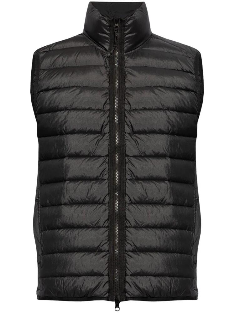 Stone Island Compass-logo padded gilet - Black Cover