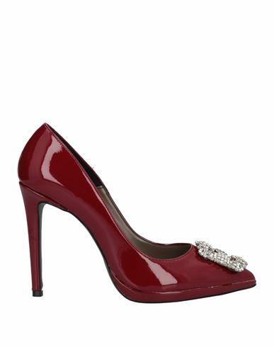 Divine Follie Woman Pumps Brick red Textile fibers Cover