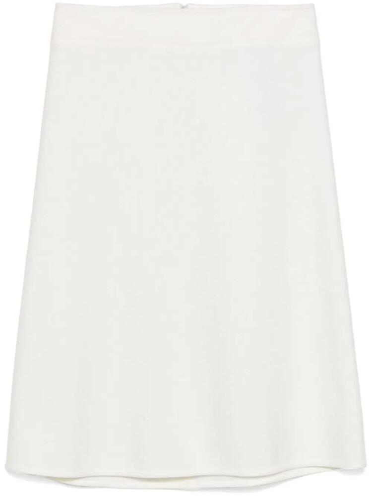 Jil Sander A-line midi skirt - White Cover