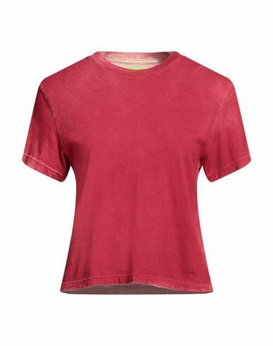 Notsonormal Woman T-shirt Red Cotton Cover