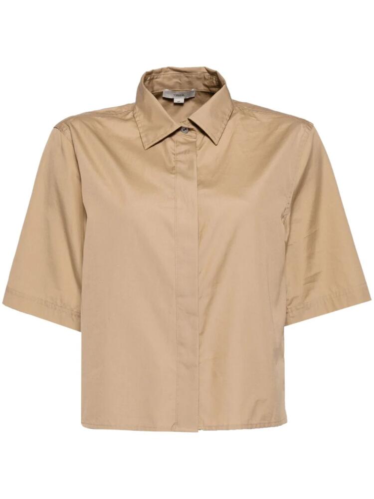 Vince short-sleeved shirt - Brown Cover