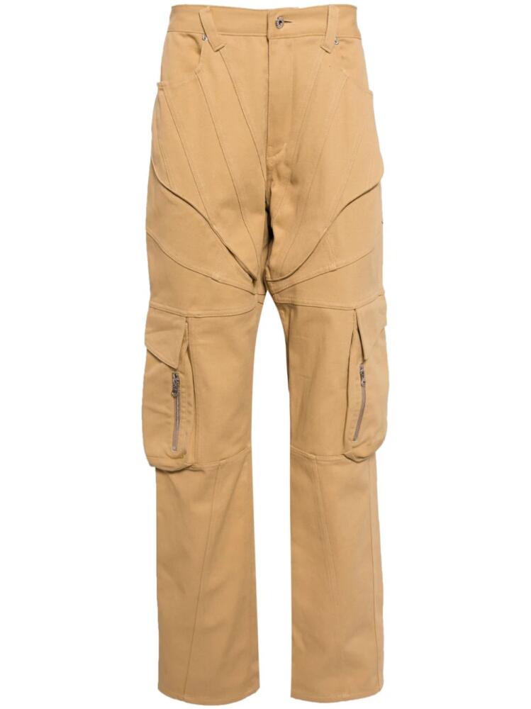 JUNTAE KIM panelled cargo trousers - Brown Cover