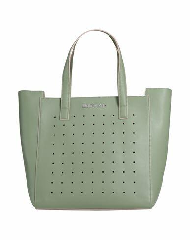 Tosca Blu Woman Handbag Green Polyurethane Cover