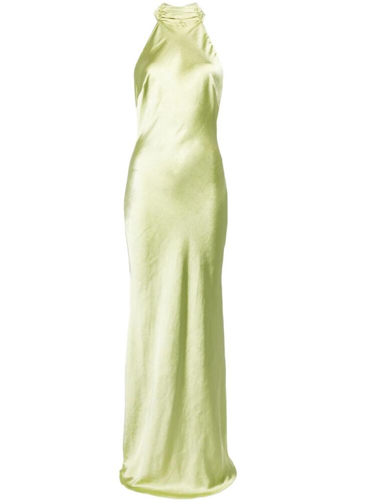 MISHA Evianna halterneck dress - Green Cover