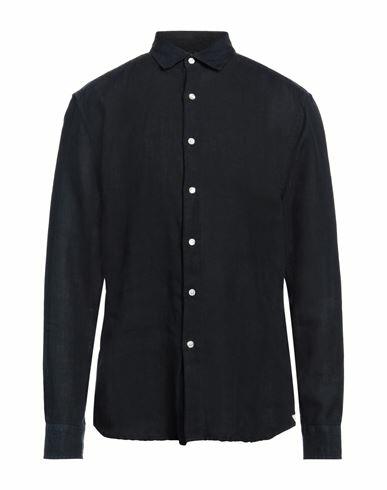 Peuterey Man Shirt Navy blue Linen Cover