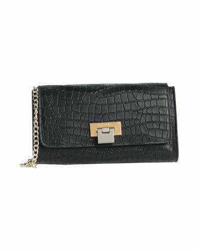 Visone Woman Cross-body bag Black Calfskin Cover