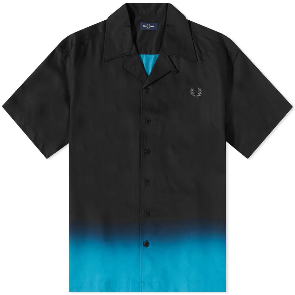 Fred Perry Men's Ombre Vacation Shirt in Black Cover