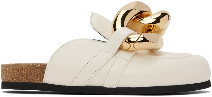 JW Anderson White Chain Mules Cover