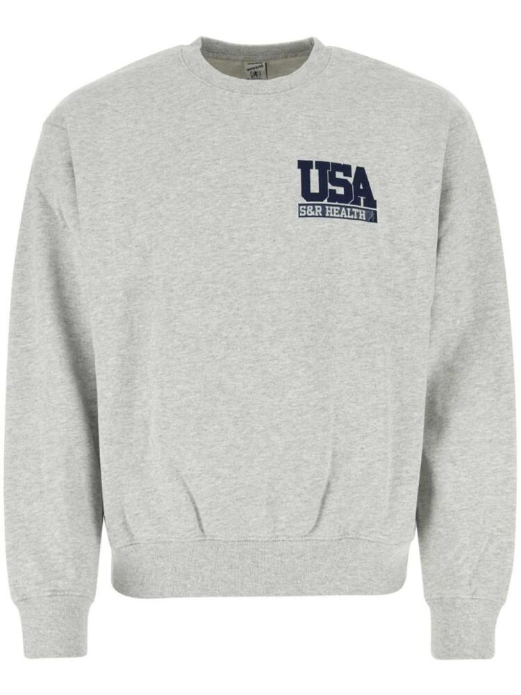 Sporty & Rich Team USA sweatshirt - Grey Cover