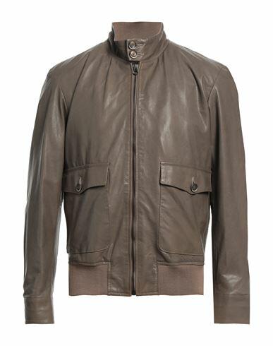 Masterpelle Man Jacket Grey Soft Leather Cover