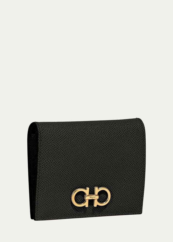 Ferragamo Gancini French Leather Wallet Cover