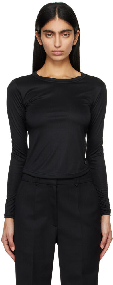 ANINE BING Black Jane Long Sleeve T-Shirt Cover