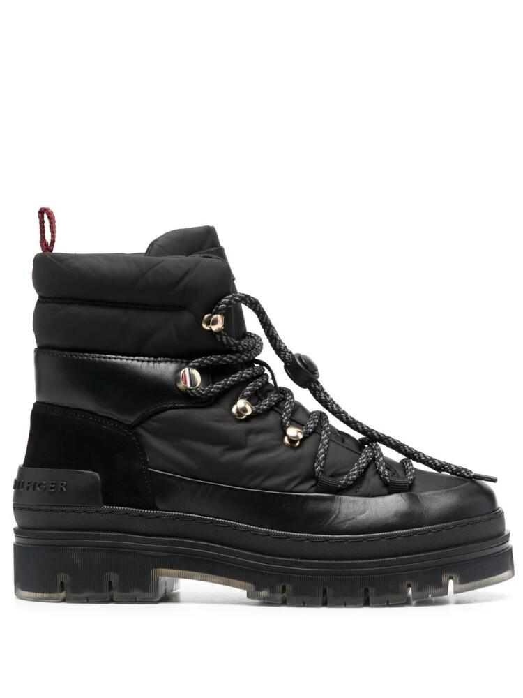 Tommy Hilfiger laced outdoor boots - Black Cover