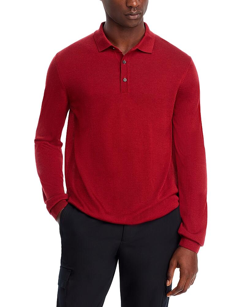 Boss Lancione Long Sleeve Polo Shirt Cover