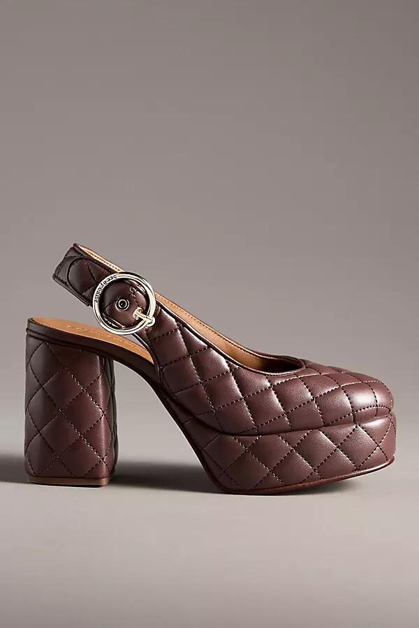 See By Chloé Jodie Quilted Platform Sandals Cover