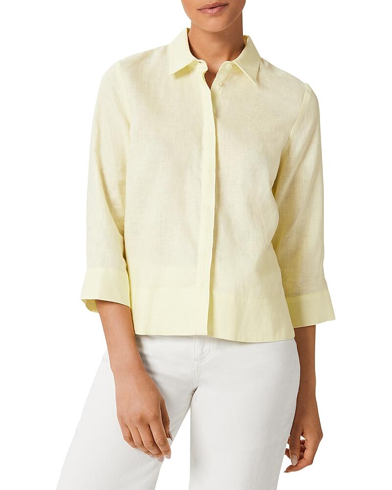 Hobbs London Nita Boxy Linen Shirt Cover