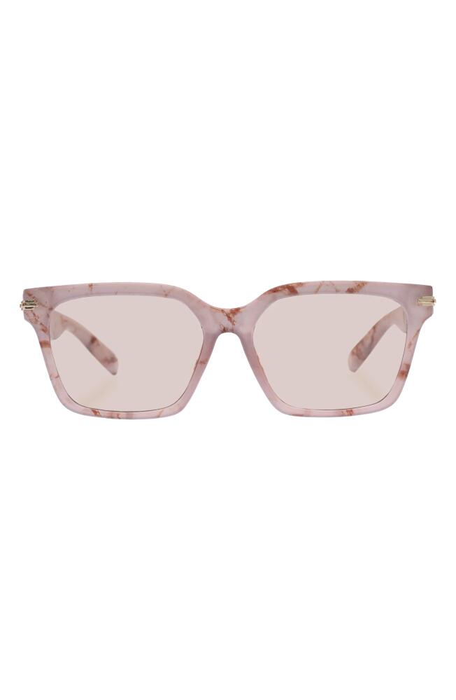 AIRE Galileo 56mm Square Sunglasses in Misty Marble Cover