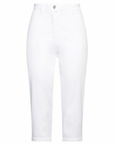 Silvian Heach Woman Pants White Cotton, Elastane Cover