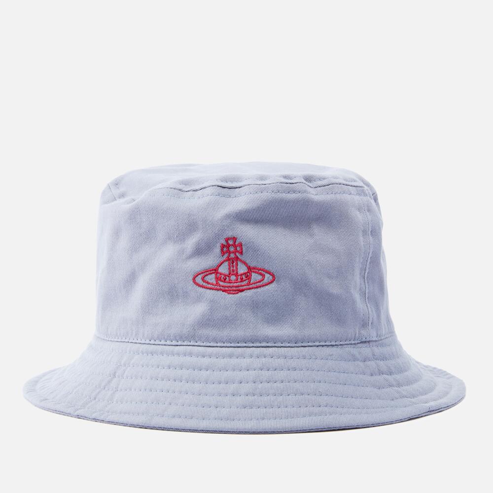 Vivienne Westwood Embroidered Cotton-Twill Bucket Hat Cover