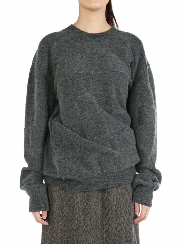 Uma Wang chunky-knit jumper - Grey Cover