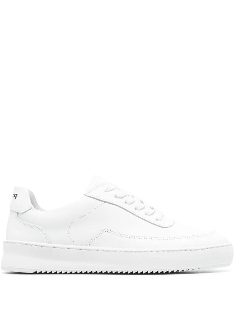 Filling Pieces low-top leather sneakers - White Cover