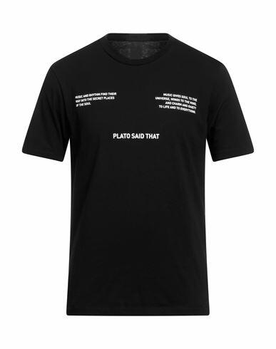 Noumeno Concept Man T-shirt Black Cotton Cover