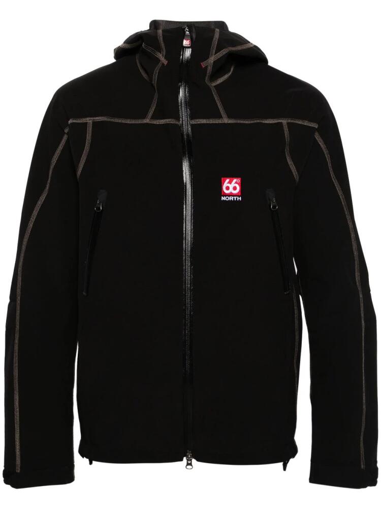 66 North Vatnajokull Polartec® hooded jacket - Black Cover