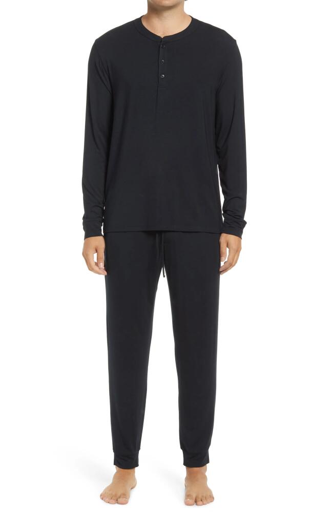 Eberjey Henry Jersey Pajamas in Black Cover