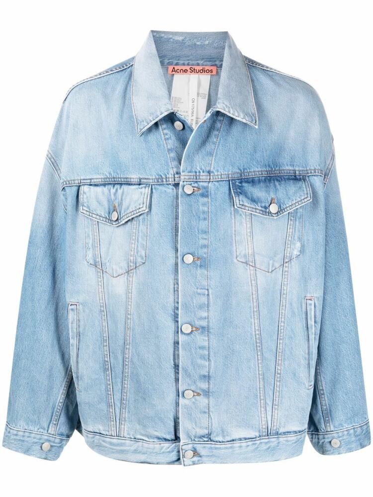 Acne Studios loose-fit denim jacket - Blue Cover