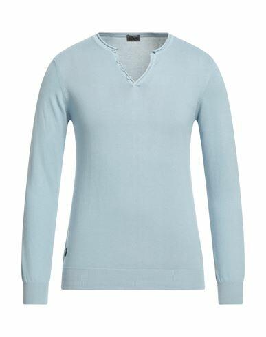 Blauer Man Sweater Sky blue Cotton Cover