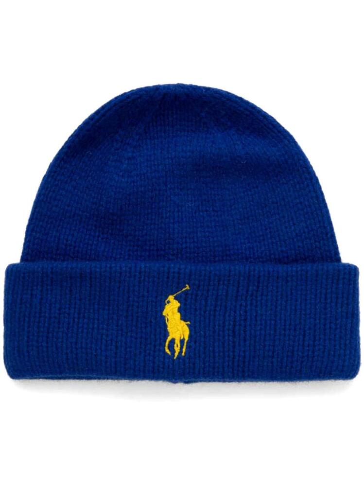 Polo Ralph Lauren embroidered logo beanie - Blue Cover