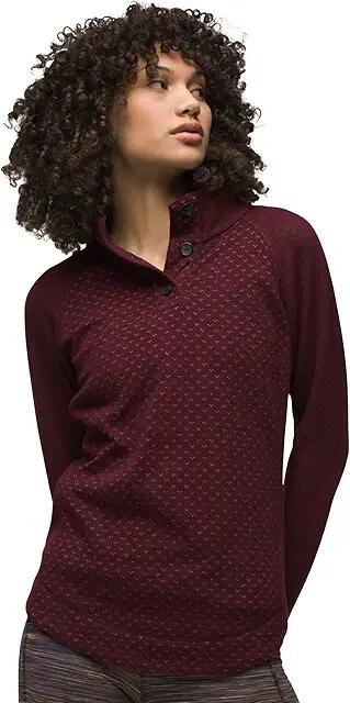 Prana Frozen Falls Sweater (Mulberry) Women's Clothing Cover