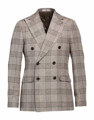 Cc Collection Corneliani Man Blazer Sand Viscose, Cotton, Polyamide Cover