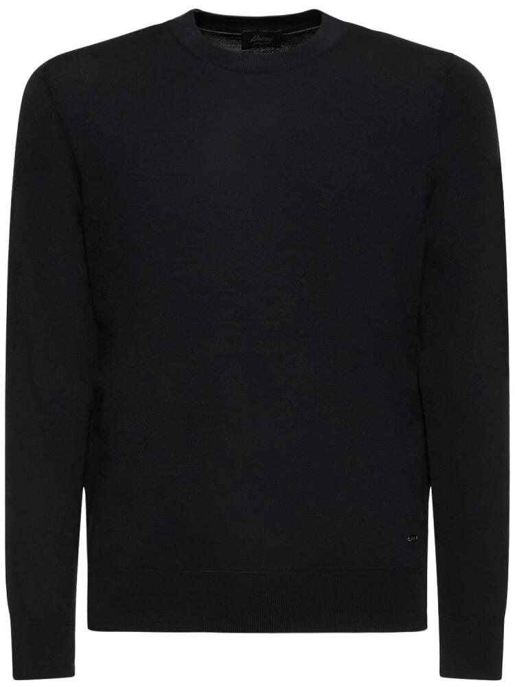 BRIONI Fine Wool Crewneck Sweater Cover