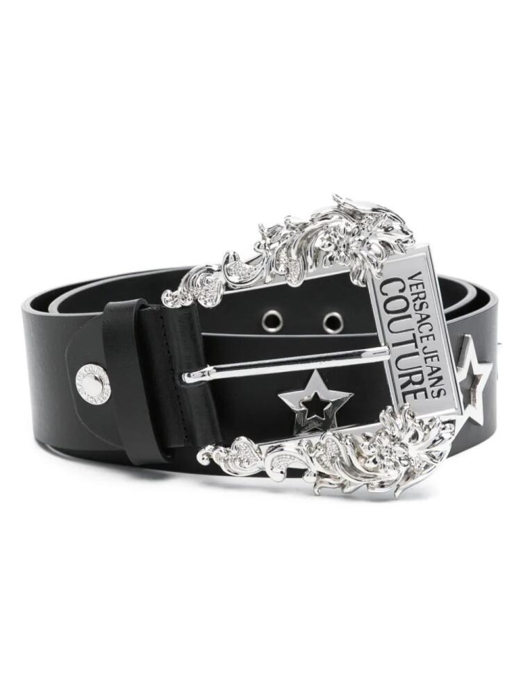 Versace Jeans Couture Star Couture leather belt - Black Cover