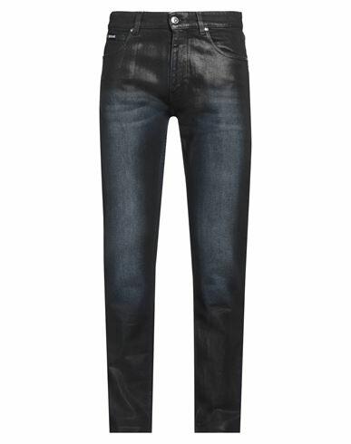 Just Cavalli Man Jeans Blue Cotton, Elastane Cover