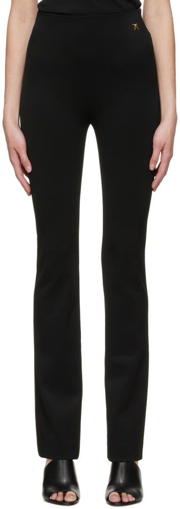 Atlein Black Viscose Trousers Cover