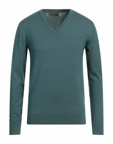 Yes Zee By Essenza Man Sweater Deep jade Polyamide, Acrylic, Wool, Polyester Cover