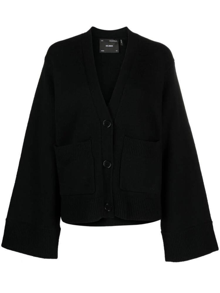 Axel Arigato Memory boxy-fit wool cardigan - Black Cover