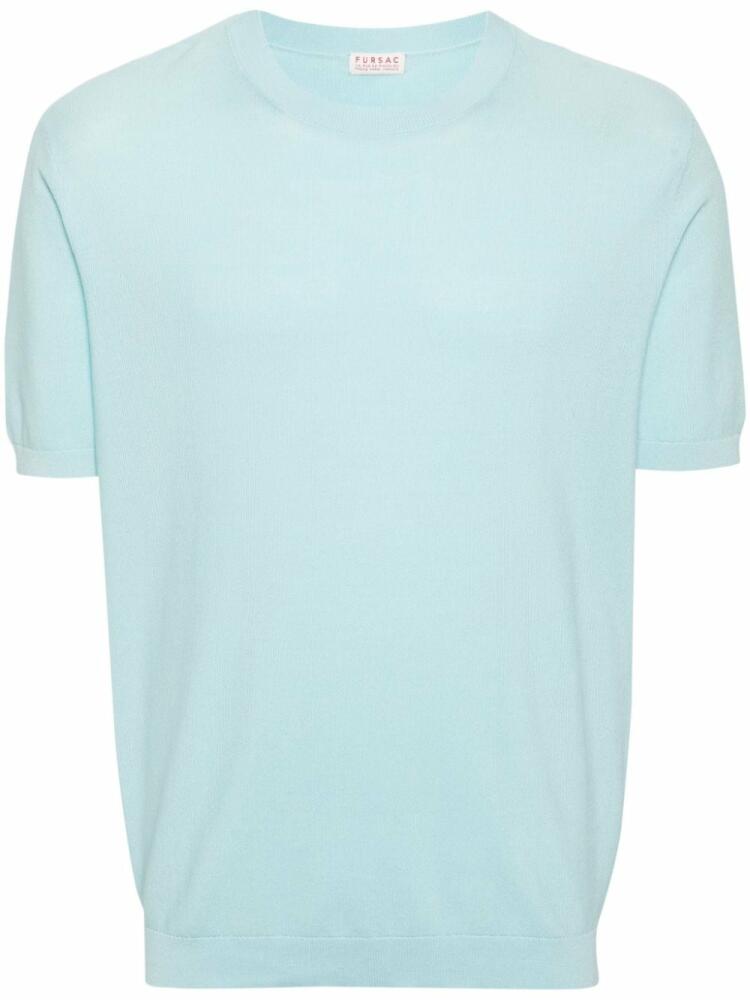 FURSAC piqué short-sleeved T-shirt - Blue Cover