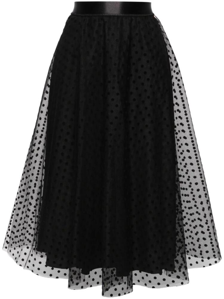 NISSA polka-dot tulle skirt - Black Cover