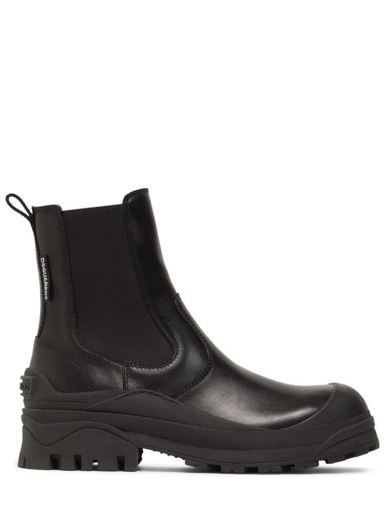 DSQUARED2 Urban Leather Chelsea Boots Cover