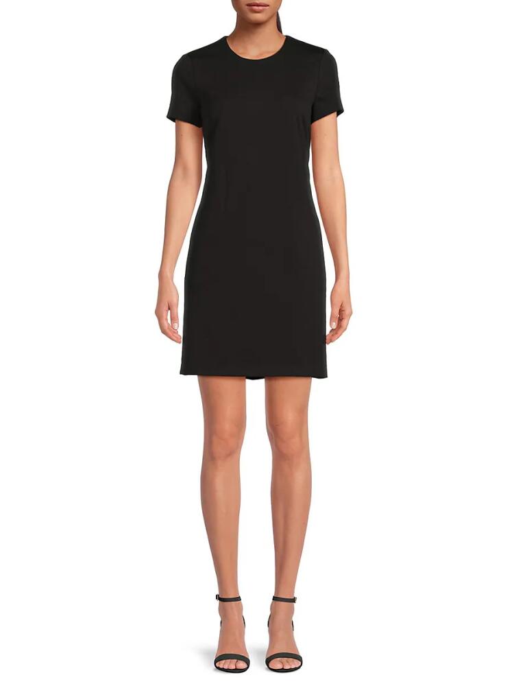 Calvin Klein Women's Solid Mini T-Shirt Dress - Black Cover