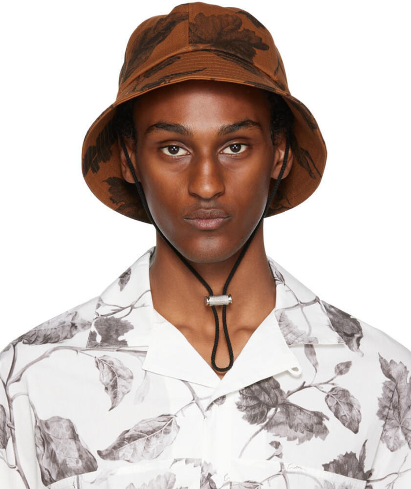 Erdem Brown Legge Bucket Hat Cover