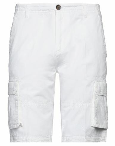 Fred Mello Man Shorts & Bermuda Shorts White Cotton Cover