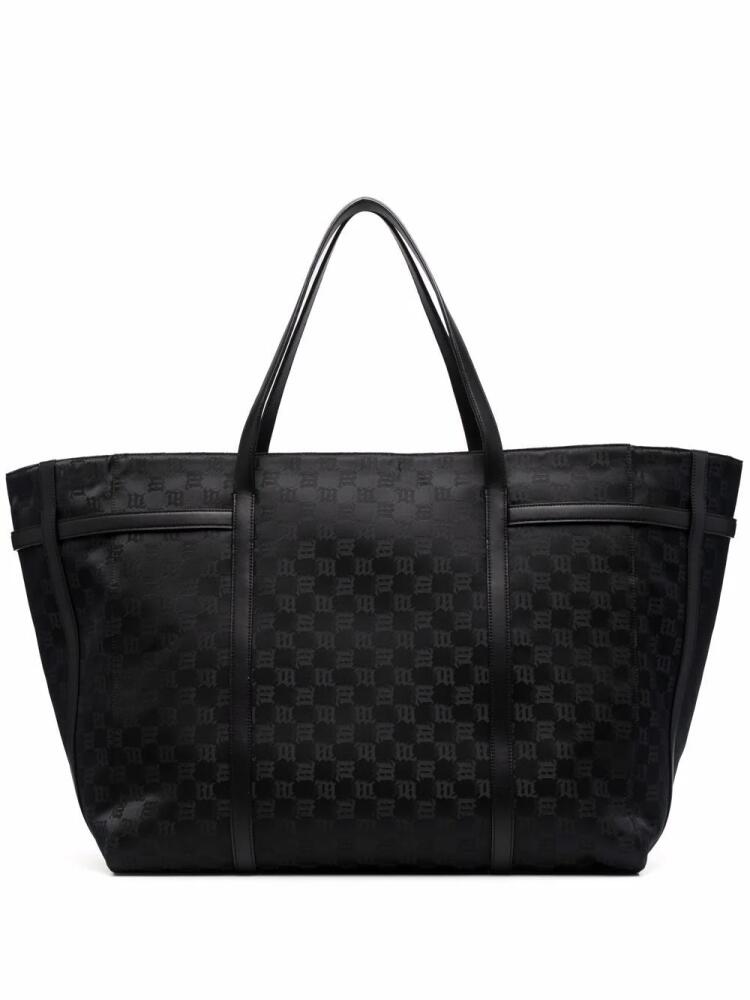 MISBHV jacquard-monogram tote bag - Black Cover