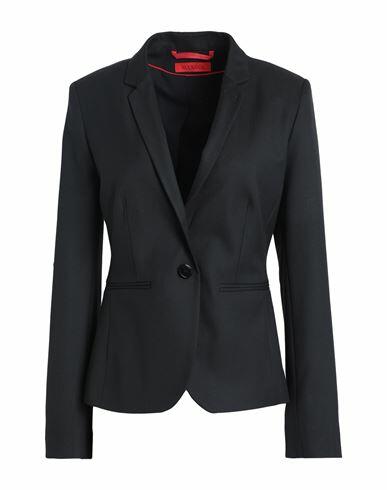 Max & co. Woman Blazer Black Polyester, Viscose, Elastane Cover